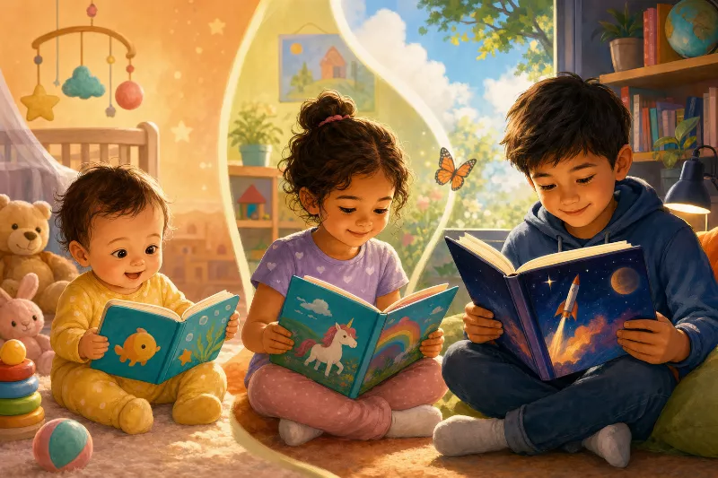 Книги по възраст: коя книга за кое дете е подходяща